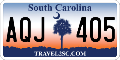 SC license plate AQJ405