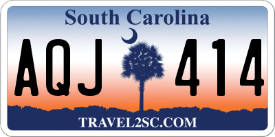 SC license plate AQJ414