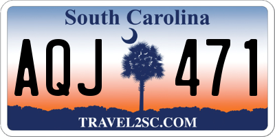 SC license plate AQJ471