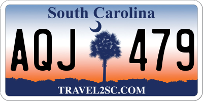 SC license plate AQJ479