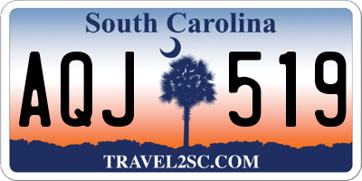 SC license plate AQJ519