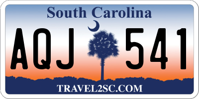 SC license plate AQJ541