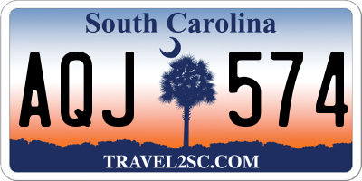 SC license plate AQJ574