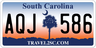 SC license plate AQJ586