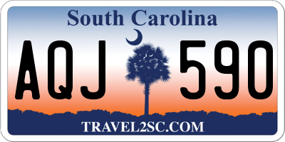 SC license plate AQJ590