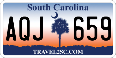 SC license plate AQJ659