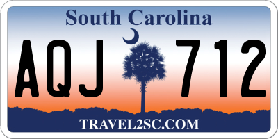 SC license plate AQJ712