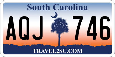 SC license plate AQJ746