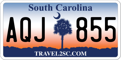 SC license plate AQJ855
