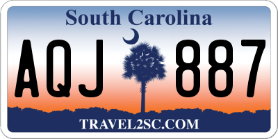 SC license plate AQJ887
