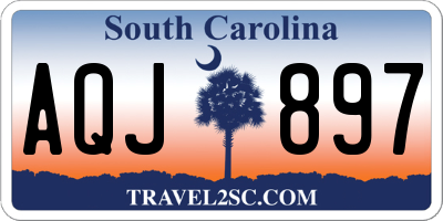 SC license plate AQJ897