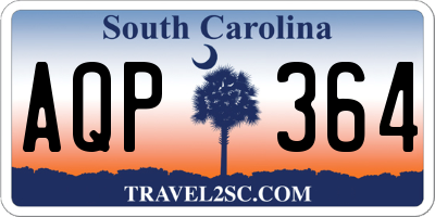 SC license plate AQP364