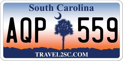 SC license plate AQP559