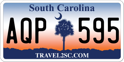 SC license plate AQP595