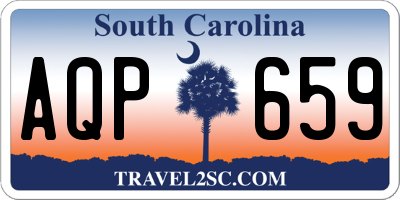 SC license plate AQP659