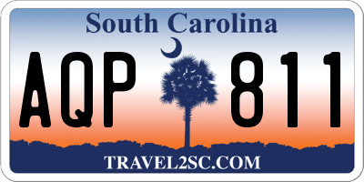 SC license plate AQP811