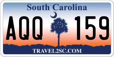 SC license plate AQQ159
