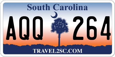 SC license plate AQQ264