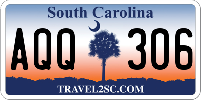 SC license plate AQQ306
