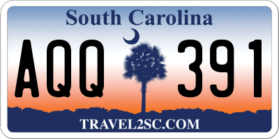 SC license plate AQQ391