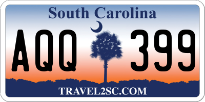 SC license plate AQQ399