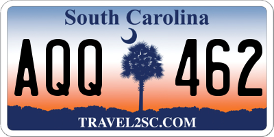 SC license plate AQQ462