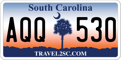 SC license plate AQQ530