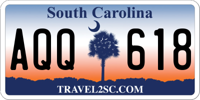 SC license plate AQQ618