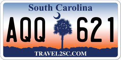 SC license plate AQQ621