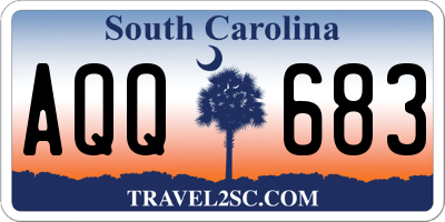 SC license plate AQQ683