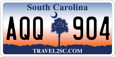 SC license plate AQQ904