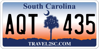 SC license plate AQT435