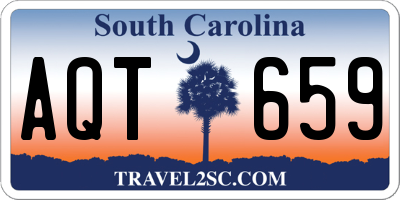 SC license plate AQT659