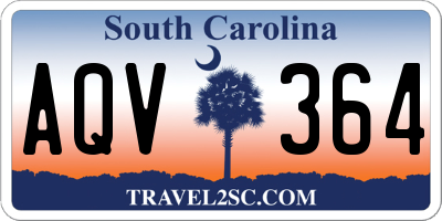 SC license plate AQV364
