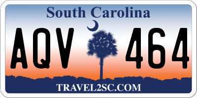 SC license plate AQV464