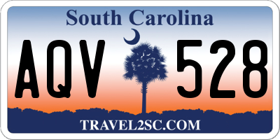 SC license plate AQV528