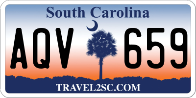 SC license plate AQV659