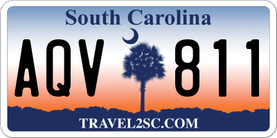 SC license plate AQV811