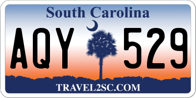 SC license plate AQY529