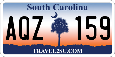SC license plate AQZ159
