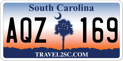 SC license plate AQZ169