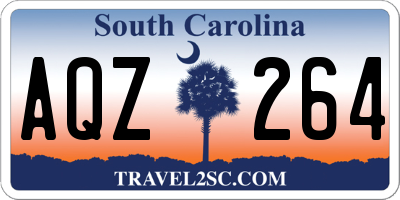 SC license plate AQZ264