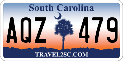 SC license plate AQZ479