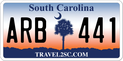 SC license plate ARB441