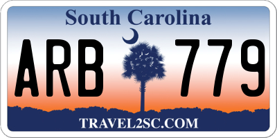 SC license plate ARB779