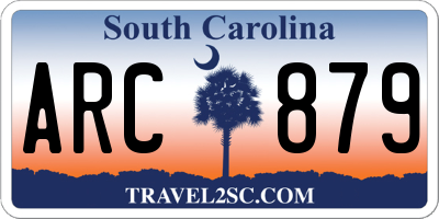 SC license plate ARC879