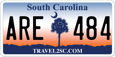 SC license plate ARE484