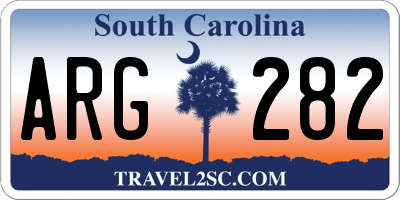 SC license plate ARG282