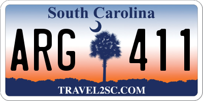 SC license plate ARG411