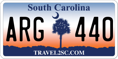 SC license plate ARG440